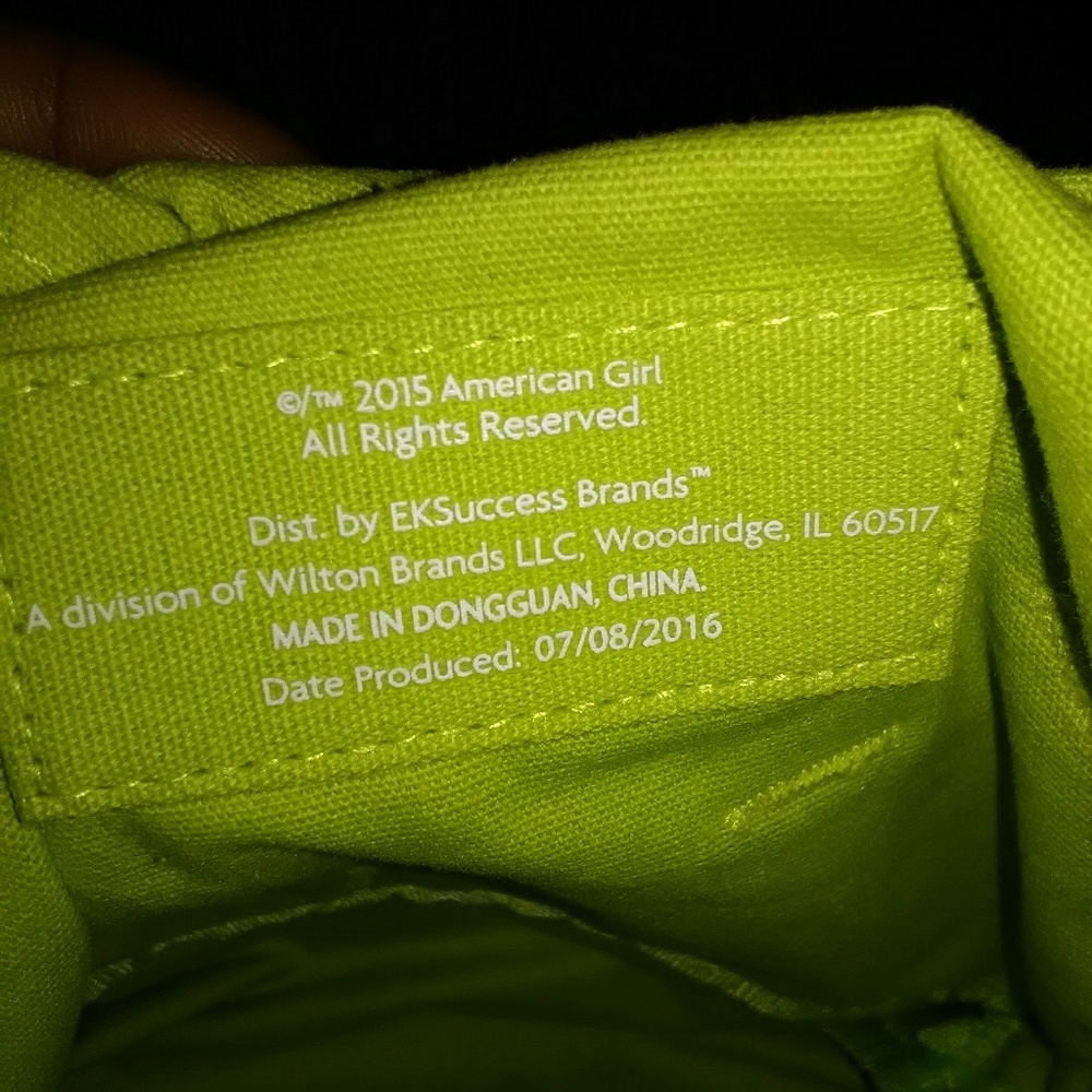 American girl teen messager bag